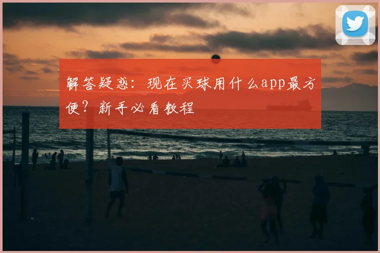 解答疑惑：现在买球用什么app最方便？新手必看教程